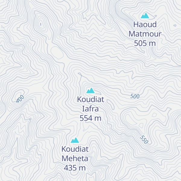 Map of Koudiat Iafra