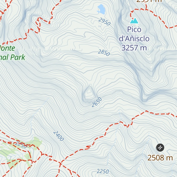 Map of Punta Arrablo / Punta Alta de Sierra Custodia