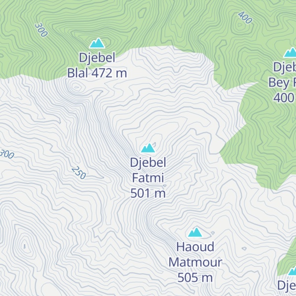 Map of Djebel Fatmi