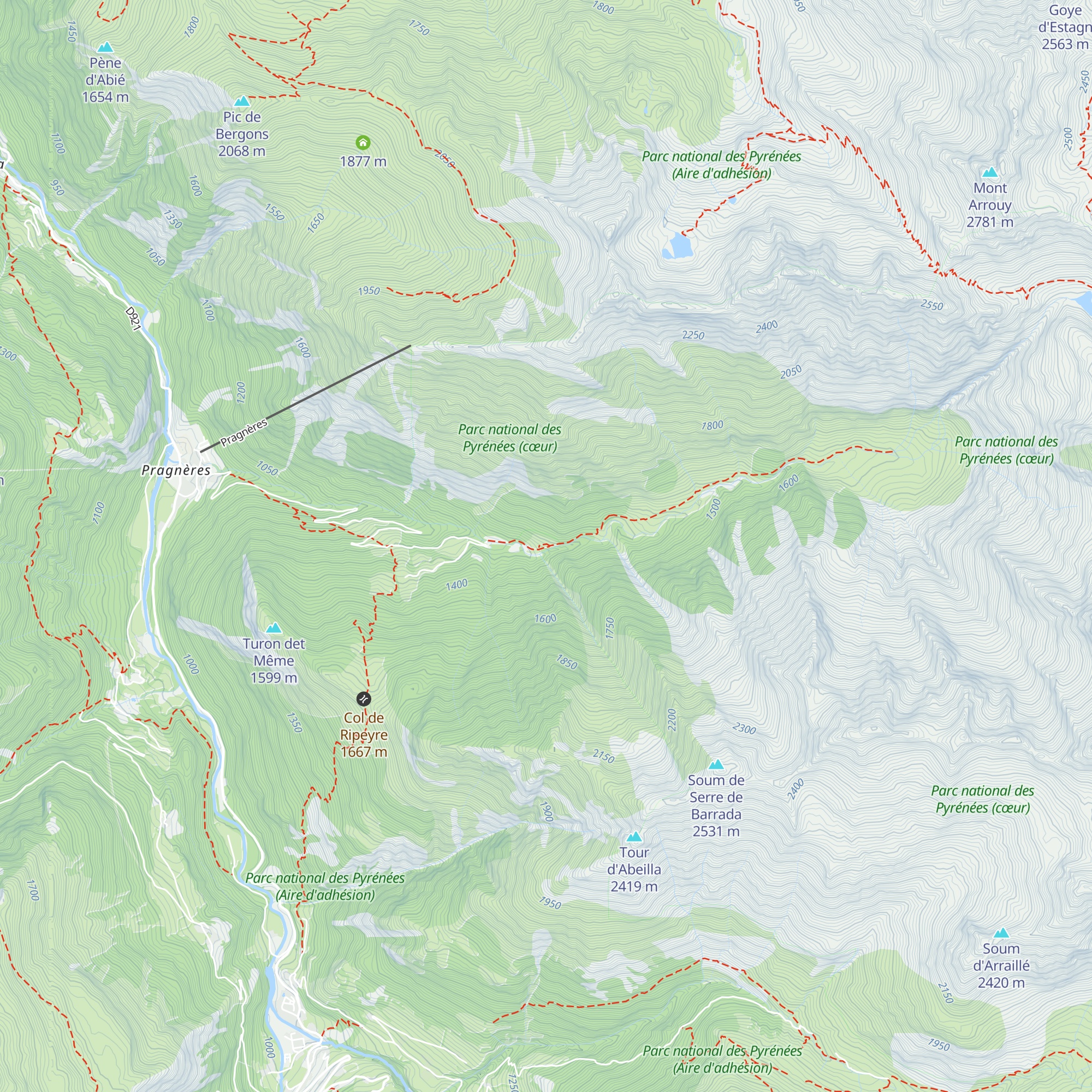 Cabane de Motte map
