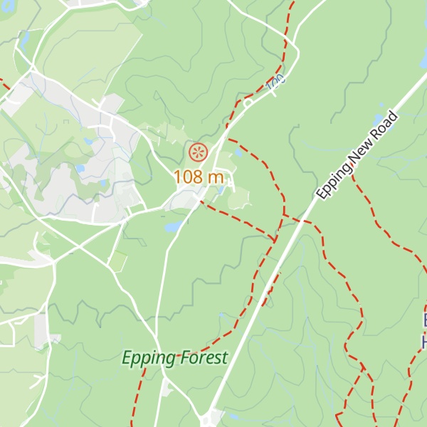 Map of Wellington Hill