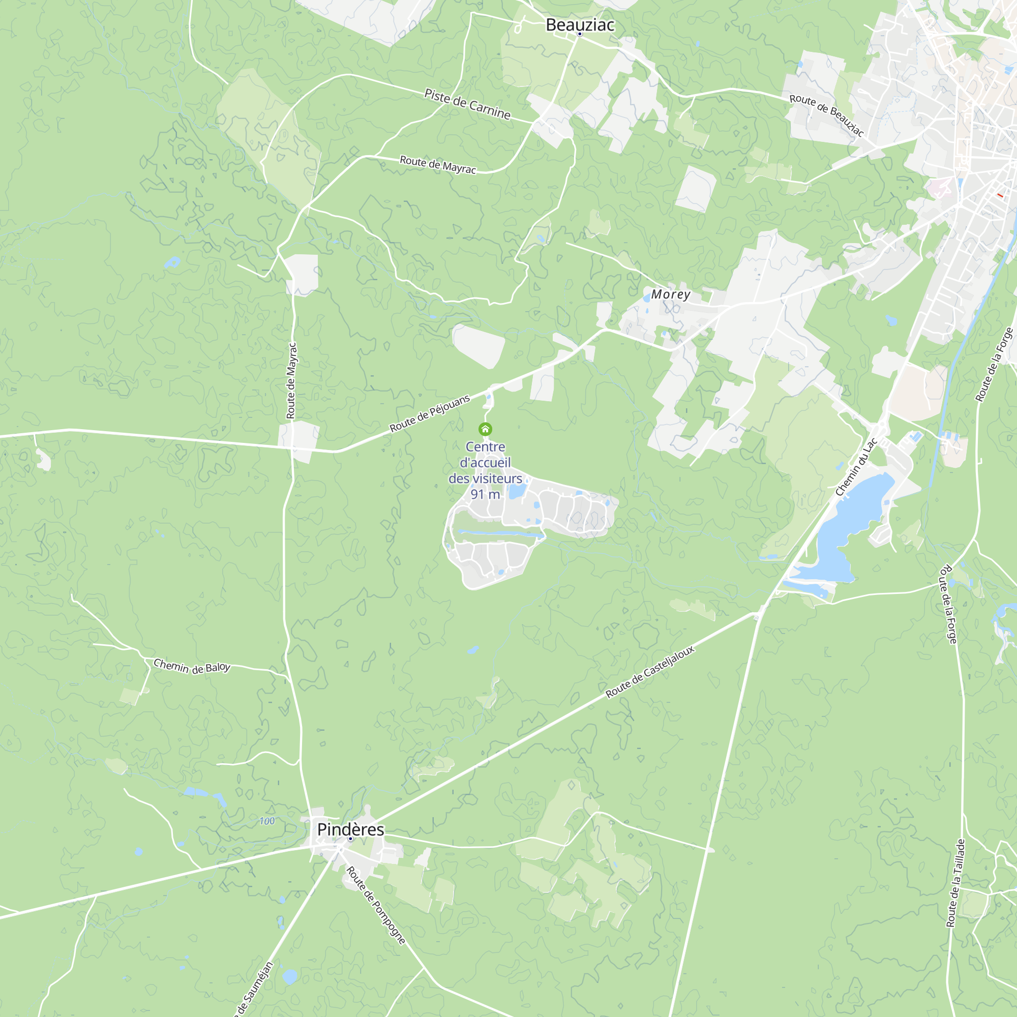 Center Parcs map