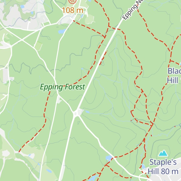 Map of Shelly's Hill