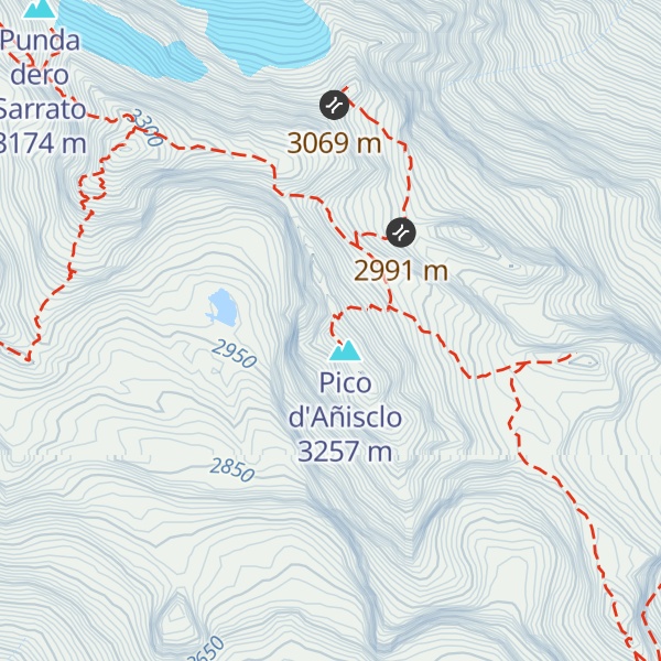 Map of Punta dera Cuniestra