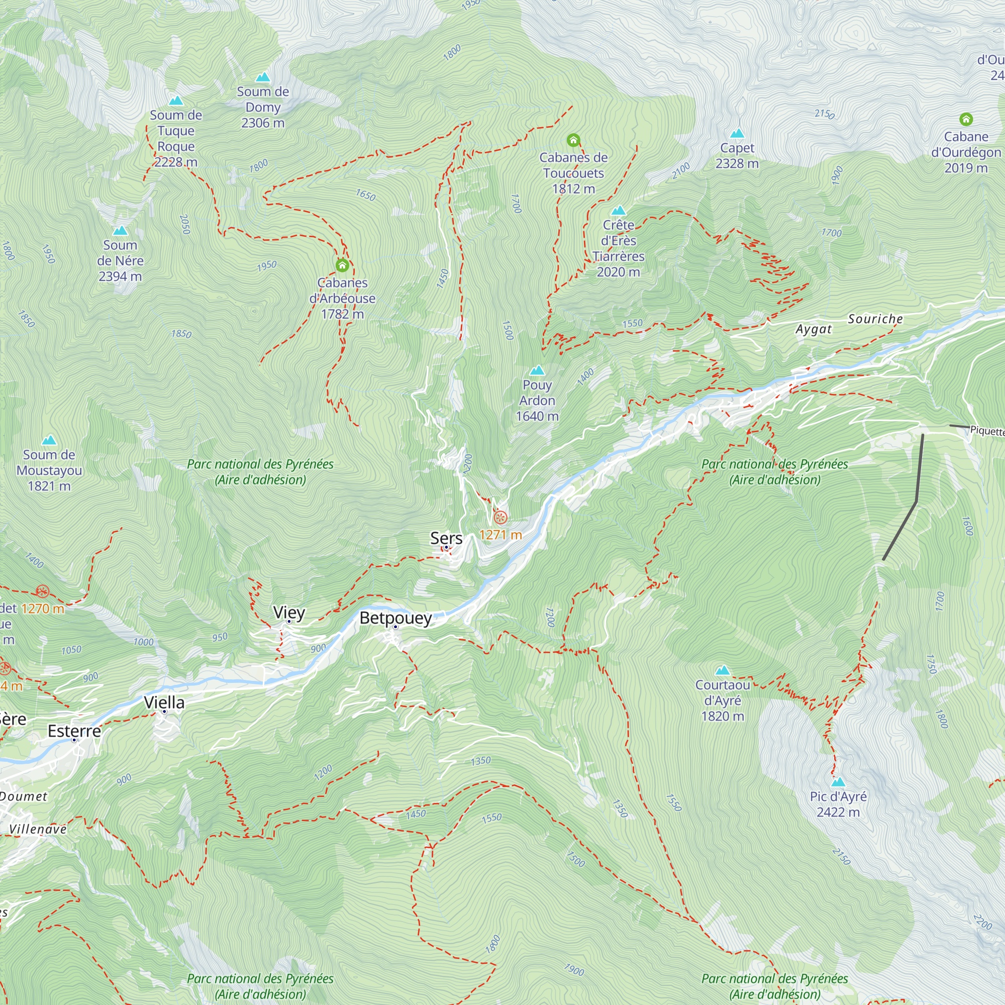 Gîte de Saint-Justin map