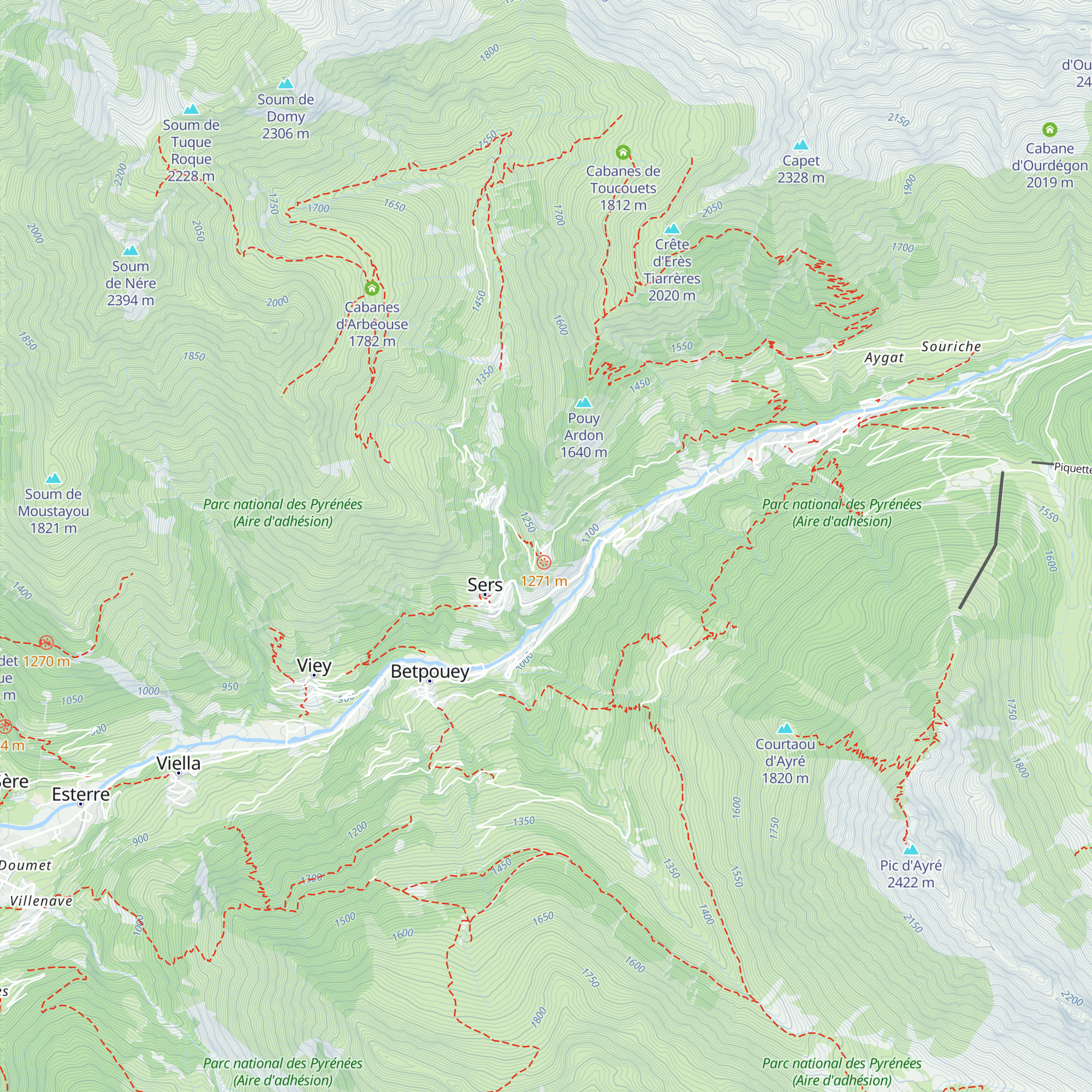 Gîte de Saint-Justin map
