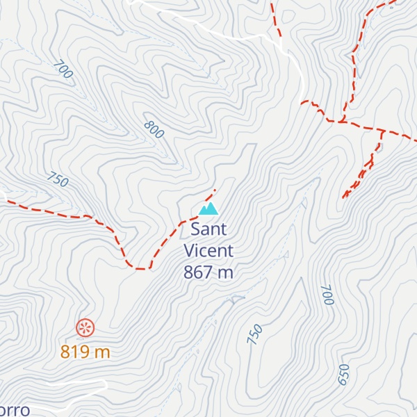 Map of Sant Vicent