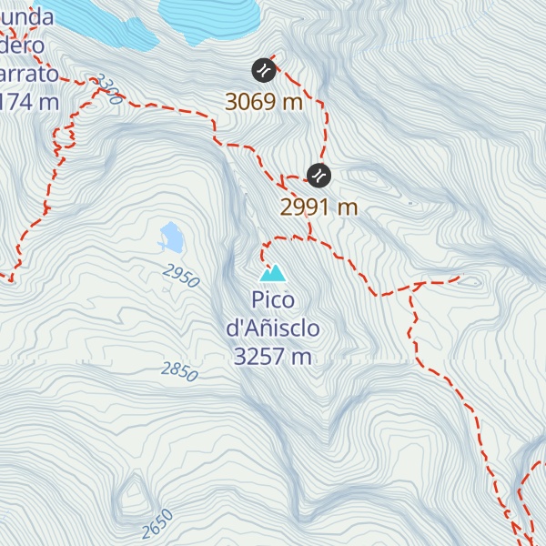 Map of Pico d'Añisclo