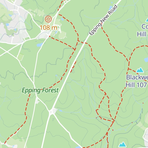 Map of Broom Hill