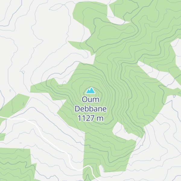 Map of Oum Debbane