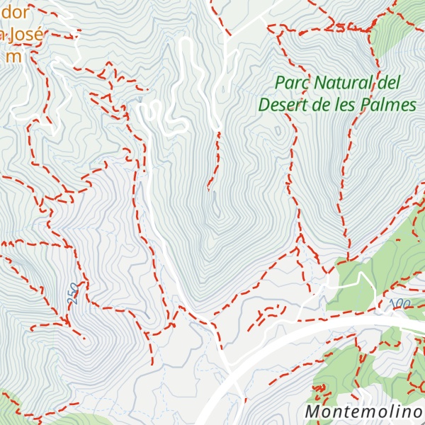 Map of Agulla del Salandó