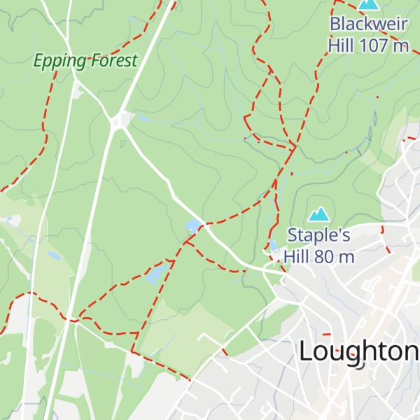 Map of Strawberry Hill