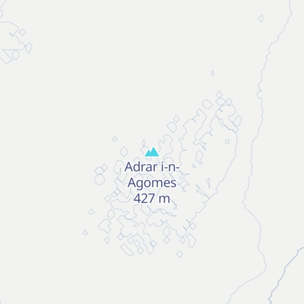 Map of Adrar i-n-Agomes