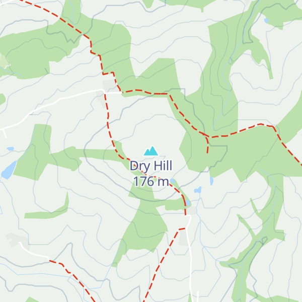 Map of Dry Hill