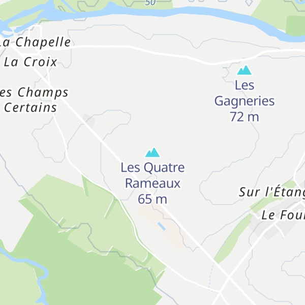 Map of Les Quatre Rameaux