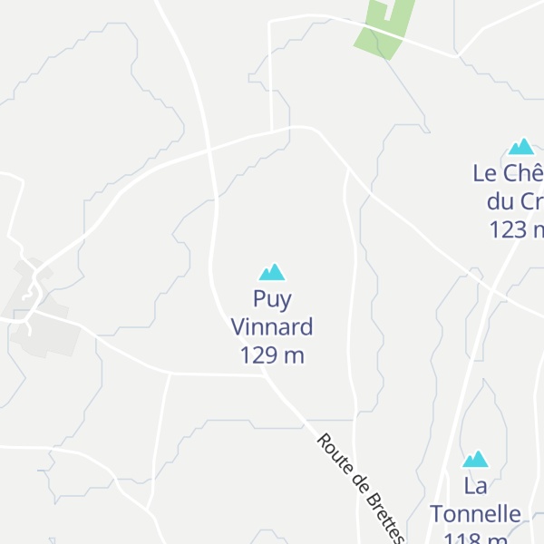 Map of Puy Vinnard