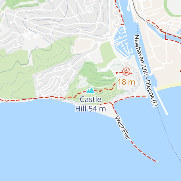 Map of Castle Hill