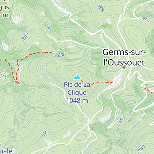 Map of Pic de La Clique
