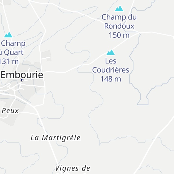 Map of Les Rondeaux