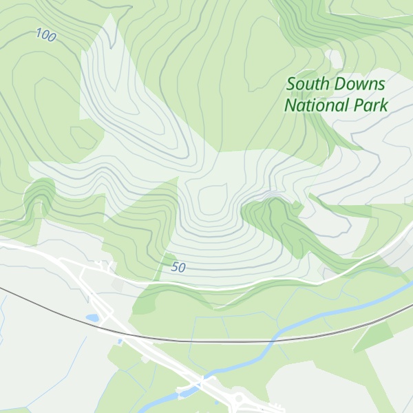 Map of The Caburn