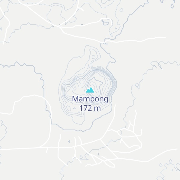 Map of Mampong