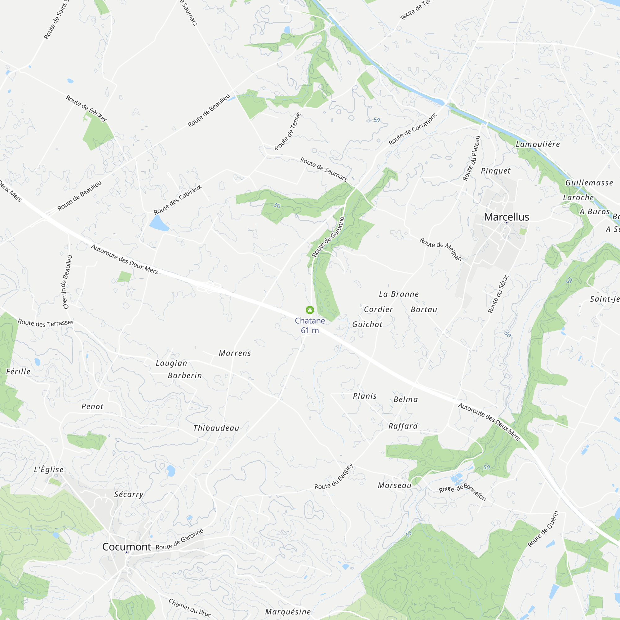 Chatane map