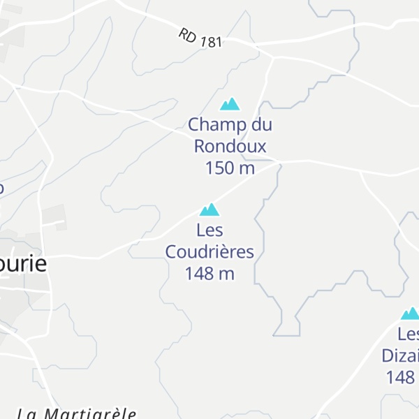 Map of Les Coudrières