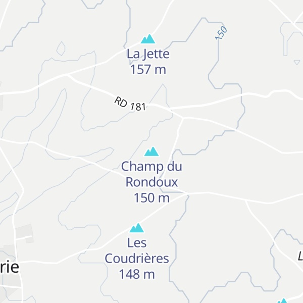 Map of Champ du Rondoux
