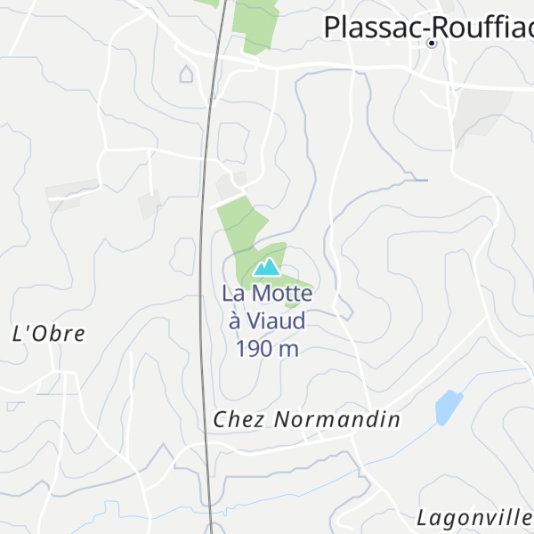 Map of La Motte à Viaud