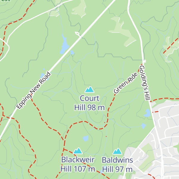 Map of Court Hill
