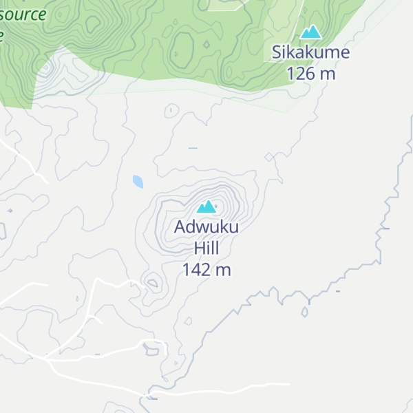 Map of Adwuku Hill