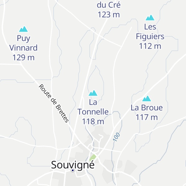 Map of La Tonnelle
