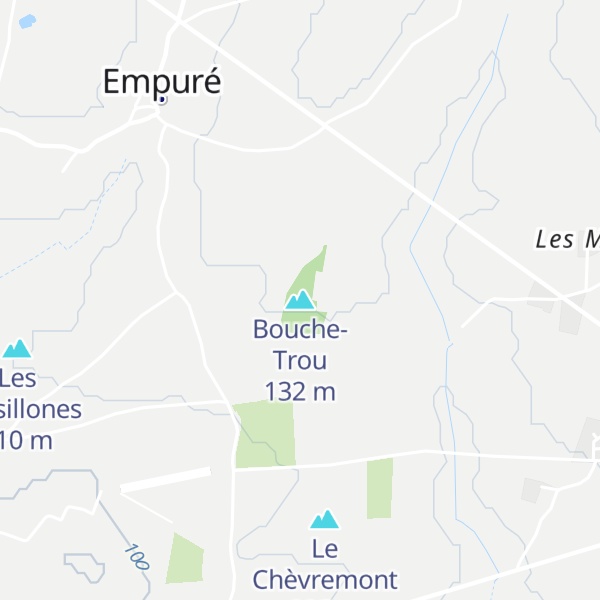 Map of Bouche-Trou