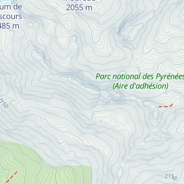 Map of Pène Taillade
