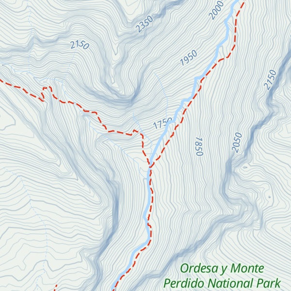 Map of Refugio de Fuen Blanca