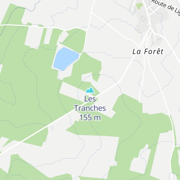 Map of Les Tranches
