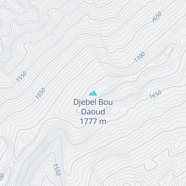 Map of Djebel Bou Daoud
