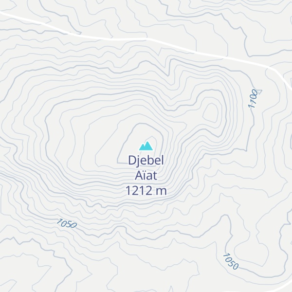 Map of Djebel Aïat