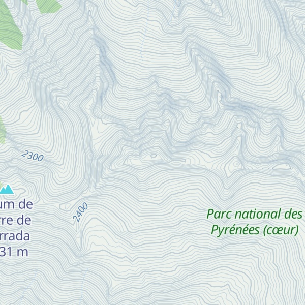 Map of Pic d'Estragnat