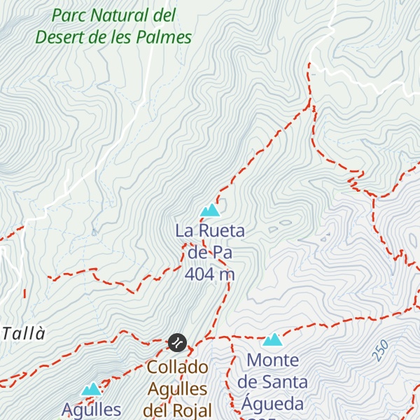 Map of La Rueta de Pa