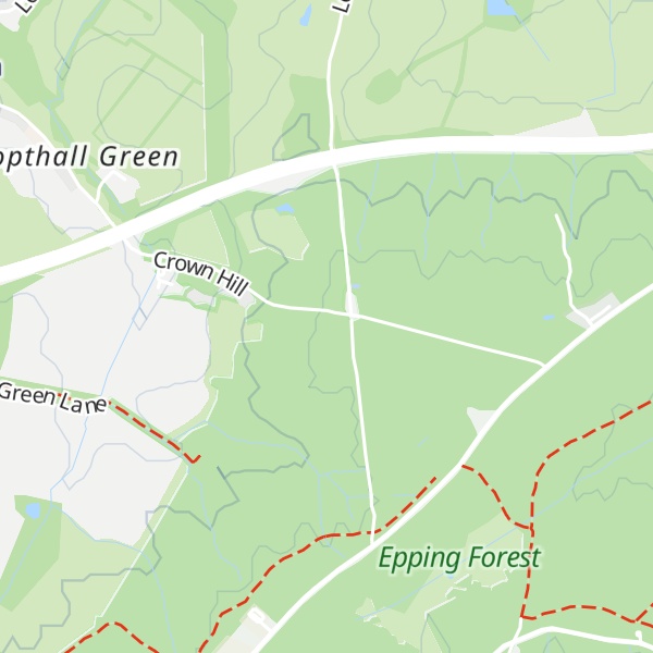 Map of Crown Hill