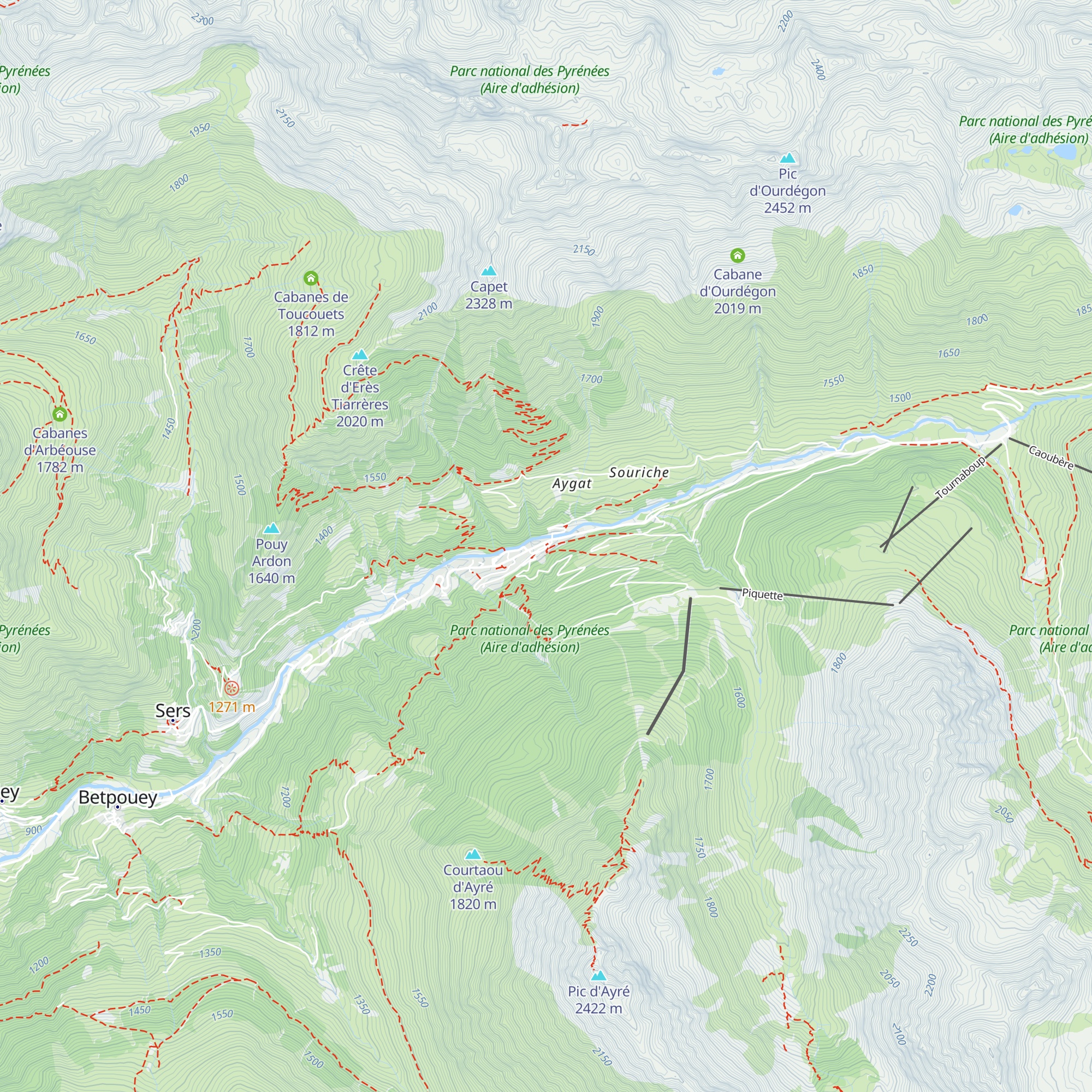 Gîte d'Étape l'Oasis map