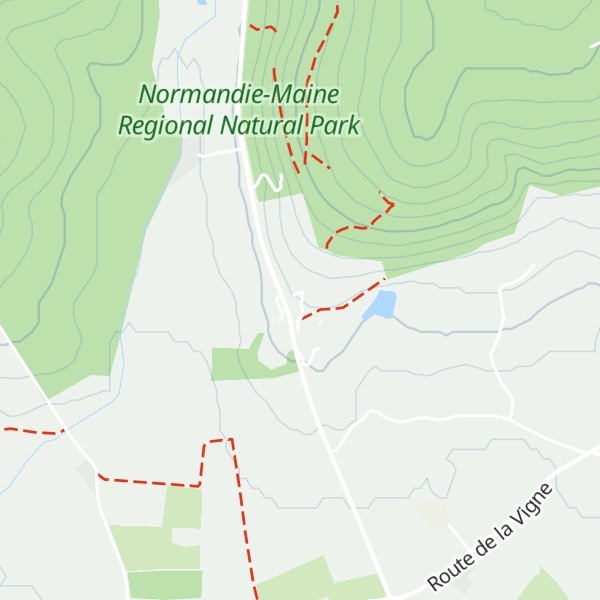 Map of Gîtes d'Ecouves