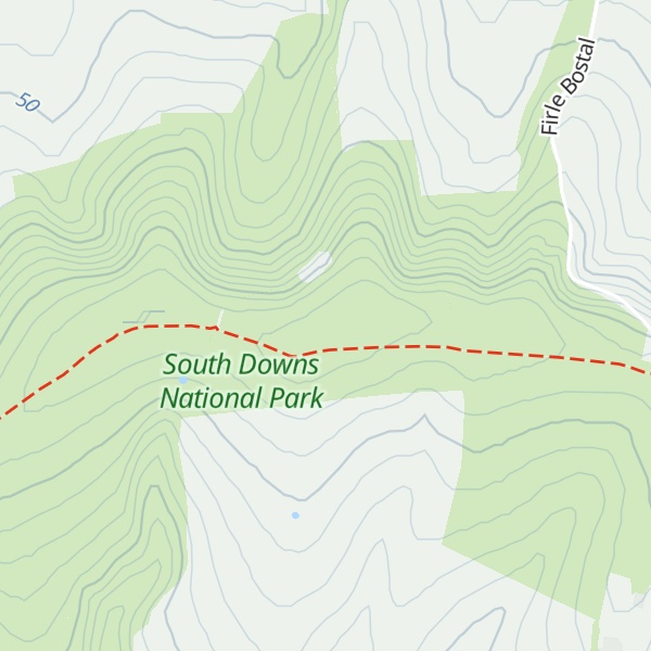 Map of Beddingham Hill