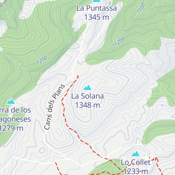 Map of La Solana