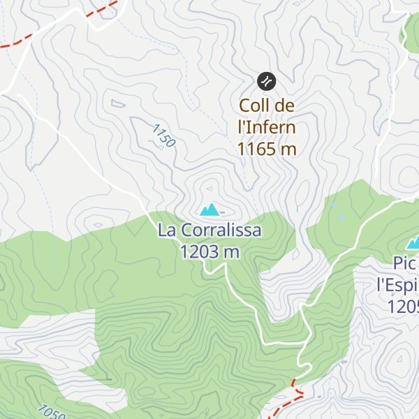 Map of La Corralissa