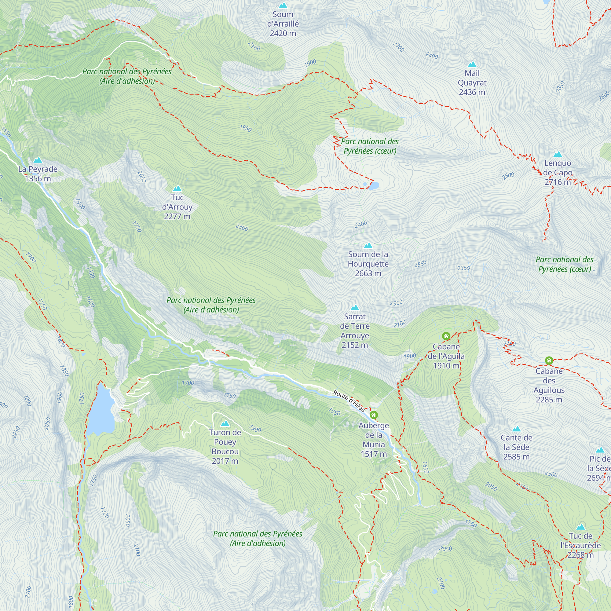 Cabane de Camplong map
