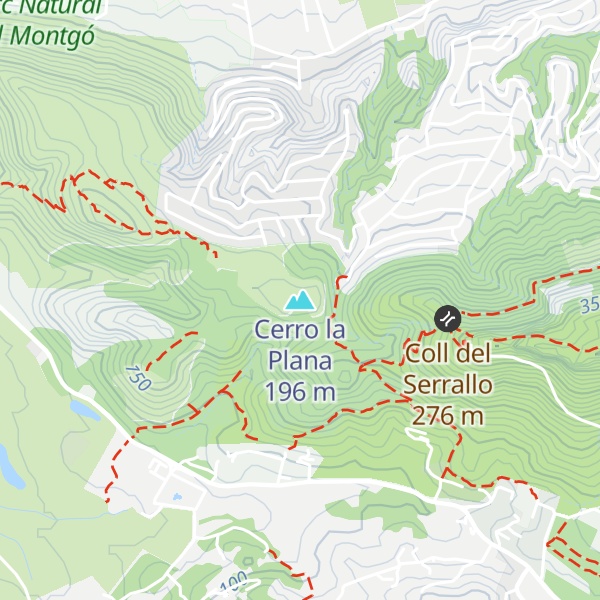 Map of Cerro la Plana