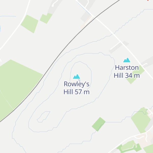 Map of Rowley's Hill