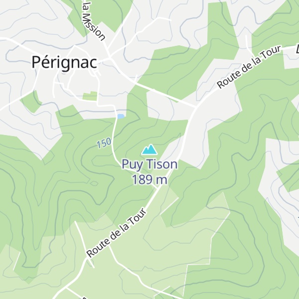 Map of Puy Tison